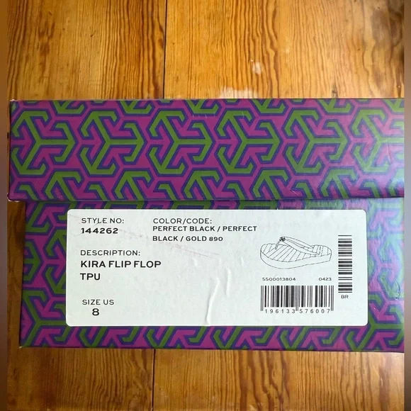 NWT in box Tory Burch Kira flip flop sandals - Picture 3 of 4